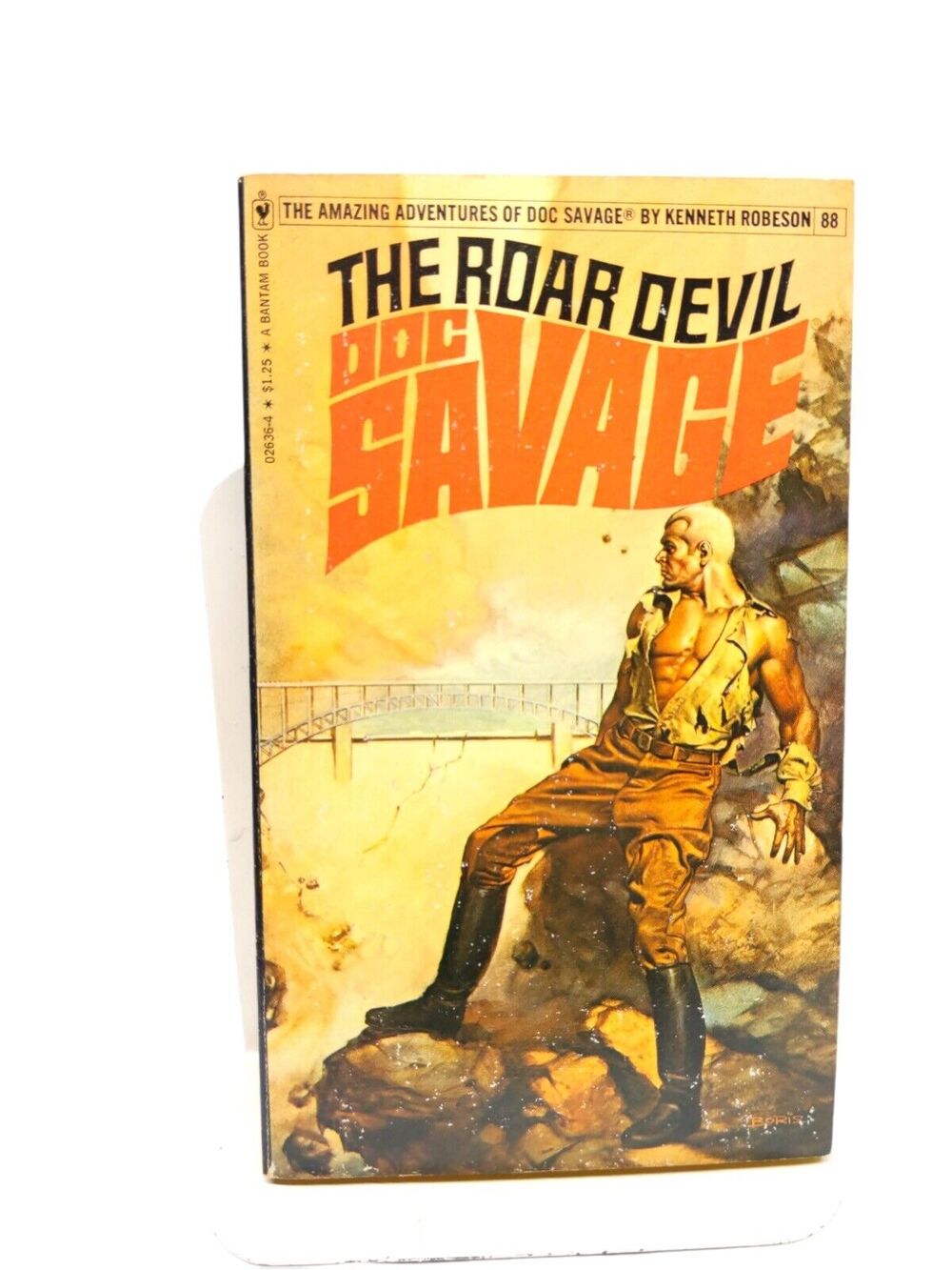 Vintage Doc Savage #88 - The Roar Devil - Mass Media Paperback Book